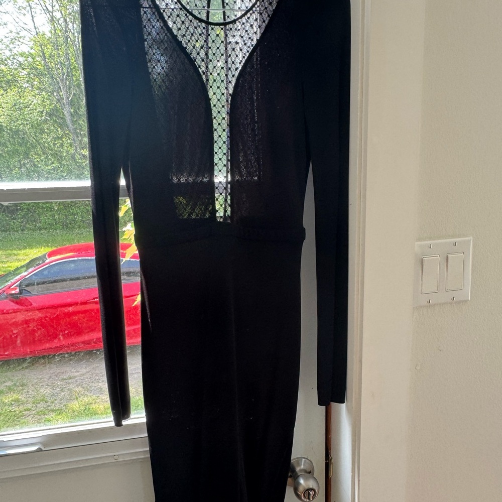 Gucci Black Long Sleeve Dress